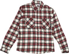 Рубашка Off-White Check Arrow Flannel Shirt &apos;Red&apos;, красный
