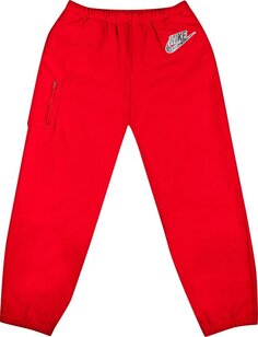 Спортивные брюки Supreme x Nike Cargo Sweatpant &apos;Red&apos;, красный