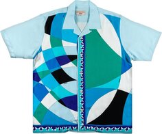 Рубашка Supreme x Emilio Pucci Short-Sleeve Shirt &apos;Blue&apos;, разноцветный