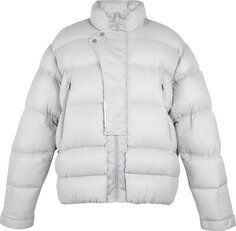 Пуховик C2H4 Loom Down Puffer Jacket &apos;Glacier Grey&apos;, серый