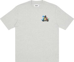 Футболка Palace JCDC2 T-Shirt &apos;Grey Marl&apos;, серый