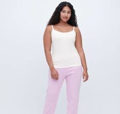 Топ на бретельках Uniqlo Airism Camisole Bra Top, белый