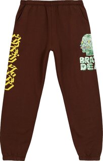 Спортивные брюки Brain Dead Stone Age Sweatpant &apos;Brown&apos;, коричневый