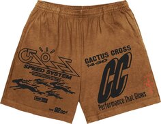 Шорты Cactus Jack by Travis Scott 92CC Shorts &apos;Brown&apos;, коричневый