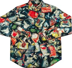 Рубашка Supreme Cans Shirt &apos;Multicolor&apos;, разноцветный