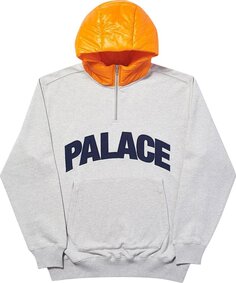 Пуховик Palace Puffer Hood &apos;Grey&apos;, серый