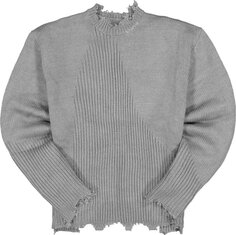 Свитер C2H4 Arc Sculpture Knit Sweater &apos;Snowflake Grey&apos;, серый