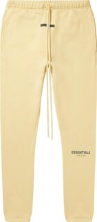 Спортивные брюки Fear of God Essentials x Mr. Porter Exclusive Sweatpants &apos;Garden Glove&apos;, кремовый