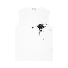 Топ Pre-Owned Dior Homme Vintage Bloodwound Tank Top &apos;White&apos;, белый
