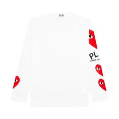 Лонгслив Comme des Garçons PLAY Printed Sleeve Long-Sleeve &apos;White&apos;, белый