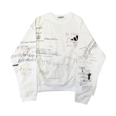 Толстовка Yeezy Season 5 Handwriting Sweatshirt &apos;Arctic&apos;, белый