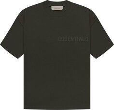 Футболка Fear of God Essentials Short-Sleeve Tee &apos;Off Black&apos;, черный