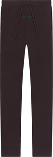 Брюки Fear of God Essentials Knit Lounge Pant &apos;Plum&apos;, коричневый