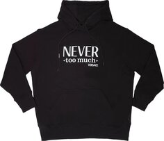 Толстовка Versace Never Too Much Sweatshirt &apos;Black&apos;, черный