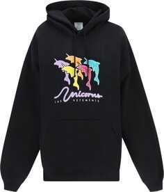 Худи Vetements Dolphin Unicorn Hoodie &apos;Black&apos;, черный