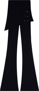 Брюки Courrèges Over-Skirt Rib Knit Pants &apos;Black&apos;, черный Courreges