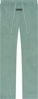 Брюки Fear of God Essentials Relaxed Corduroy Pants &apos;Sycamore&apos;, зеленый