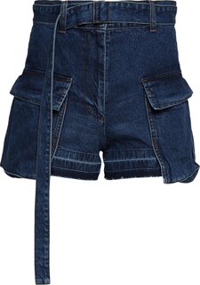 Шорты Sacai Denim Shorts &apos;Blue&apos;, синий