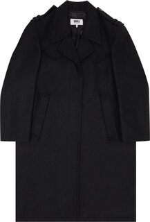 Пальто MM6 Maison Margiela Coat &apos;Black&apos;, черный