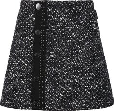 Юбка Moncler Skirt &apos;Black&apos;, черный