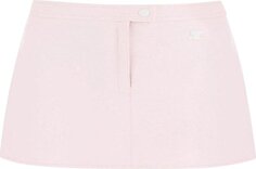 Юбка Courrèges Vinyl Mini Skirt &apos;Pale Pink&apos;, розовый Courreges