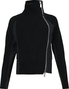 Куртка Sacai Suiting Knit Jacket &apos;Black&apos;, черный