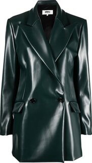 Блейзер MM6 Maison Margiela Blazer &apos;Petrol Green&apos;, зеленый