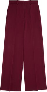 Брюки Lanvin Wide Leg Tailored Pant &apos;Burgundy&apos;, красный