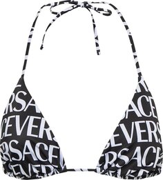 Бикини Versace Print Bikini &apos;Black/White&apos;, черный