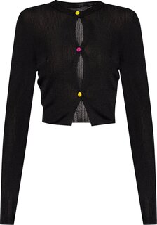 Свитер Versace Rib Serie Knit Sweater &apos;Black&apos;, черный