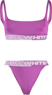 Бикини Off-White Logo Band Bikini &apos;Fuchsia&apos;, розовый