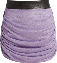 Юбка Khaite Draitton Skirt &apos;Lavender&apos;, фиолетовый