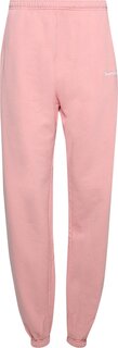 Спортивные брюки Sporty &amp; Rich Serif Embroidered Sweatpant &apos;Rose&apos;, розовый