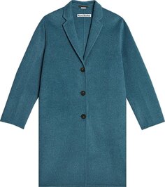 Пальто Acne Studios Single Breasted Coat &apos;Aqua Blue&apos;, кремовый