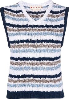 Свитер Marni V Neck Sweater &apos;Light Navy&apos;, синий