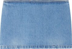 Юбка Versace Vintage Denim Skirt &apos;Medium Blue&apos;, синий