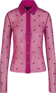 Блуза Givenchy Transparent 4G Blouse &apos;Pink/Red&apos;, розовый