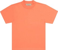 Футболка Fear of God Essentials Short-Sleeve Tee &apos;Coral&apos;, оранжевый