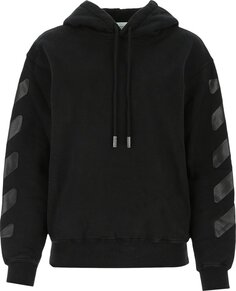 Худи Off-White Diag Oversize Hoodie &apos;Black&apos;, черный