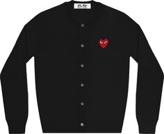 Кардиган Comme des Garçons PLAY Heart Cardigan &apos;Black&apos;, черный