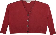 Кардиган Marni Cardigan &apos;Burgundy&apos;, красный