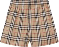 Шорты Burberry Vintage Check Side Stripe Shorts &apos;Archive Beige&apos;, загар