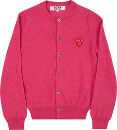 Кардиган Comme des Garçons PLAY Heart Logo Cardigan &apos;Pink&apos;, розовый