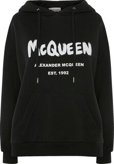 Толстовка Alexander McQueen Graffiti Sweatshirt &apos;Black&apos;, черный