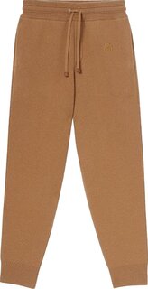 Брюки Burberry Monogram Motif Cashmere Blend Jogging Pants &apos;Camel&apos;, коричневый