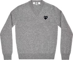 Свитер Comme des Garçons PLAY Knit Sweater &apos;Grey&apos;, серый