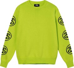 Свитер Stussy SS-Link Sweater &apos;Lime&apos;, зеленый