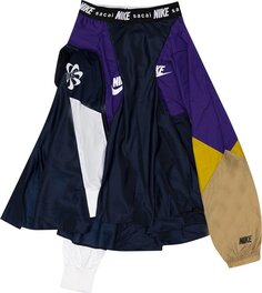 Юбка Nike Women&apos;s x Sacai Skirt &apos;Black/Sequoia&apos;, черный