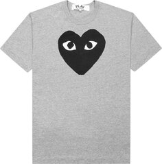 Футболка Comme des Garçons PLAY Heart T-Shirt &apos;Grey&apos;, серый