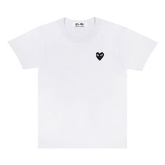 Футболка Comme des Garçons PLAY Heart T-Shirt &apos;White&apos;, белый
